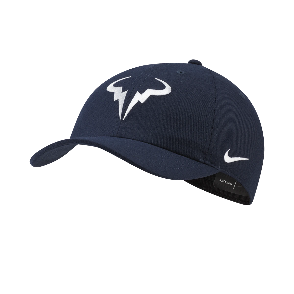 Nike AeroBill Rafa Heritage86 hat in Obsidian w/White [850666-451] from the Summer 2020 tennis collection
